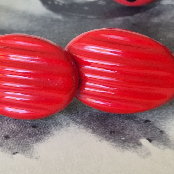 Bundke Of 4 Red Pair Of Earrings - Picture 3 of 7